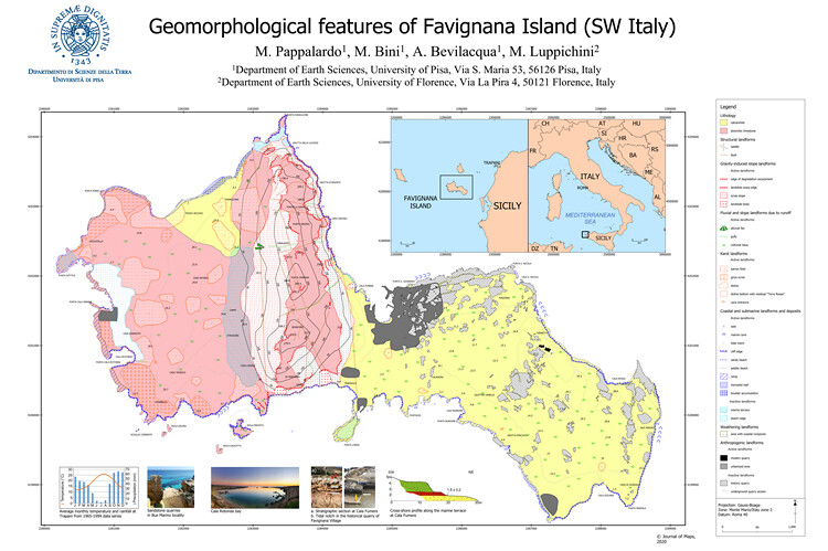 Geomorphological features of Favignana Island (SW Italy)