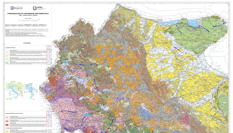 Hydrogeology of continental southern Italy