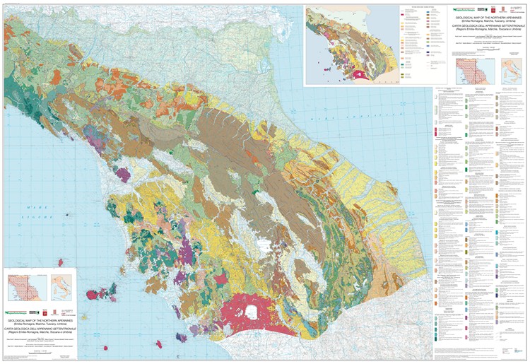 Carta Geologica dell%u2019Appennino Settentrionale (scala 1250.000)