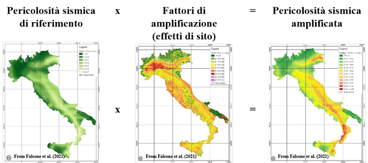 Seismic amplification maps of Italy based on site-specific microzonation dataset and one-dimensional numerical approach